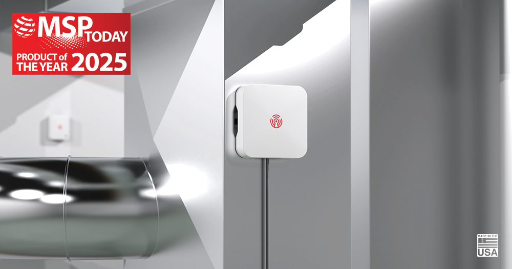 The Room Alert MAX Base Station pairs wirelessly with sensors to deliver proactive, facility-wide environment monitoring.